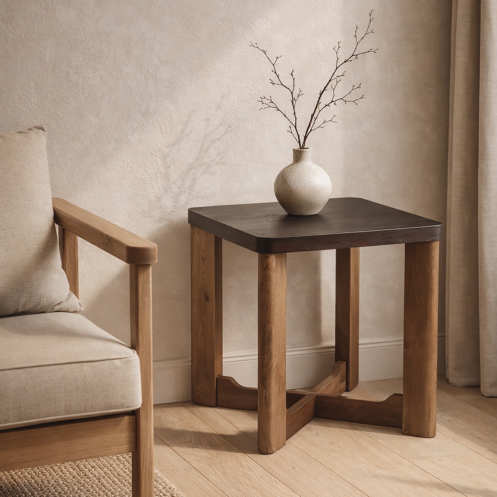Merano Square Accent Table