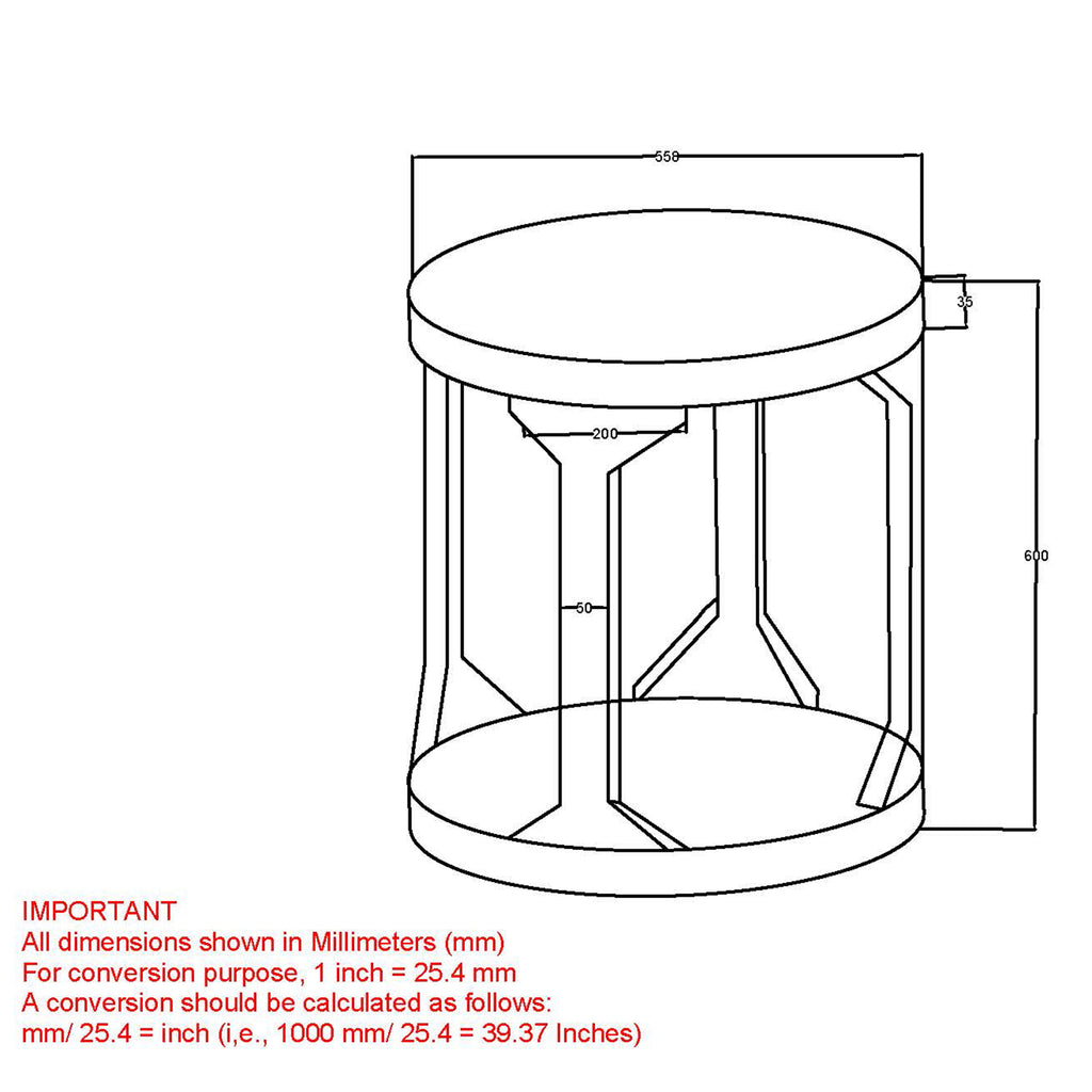 Avni Round Accent Table