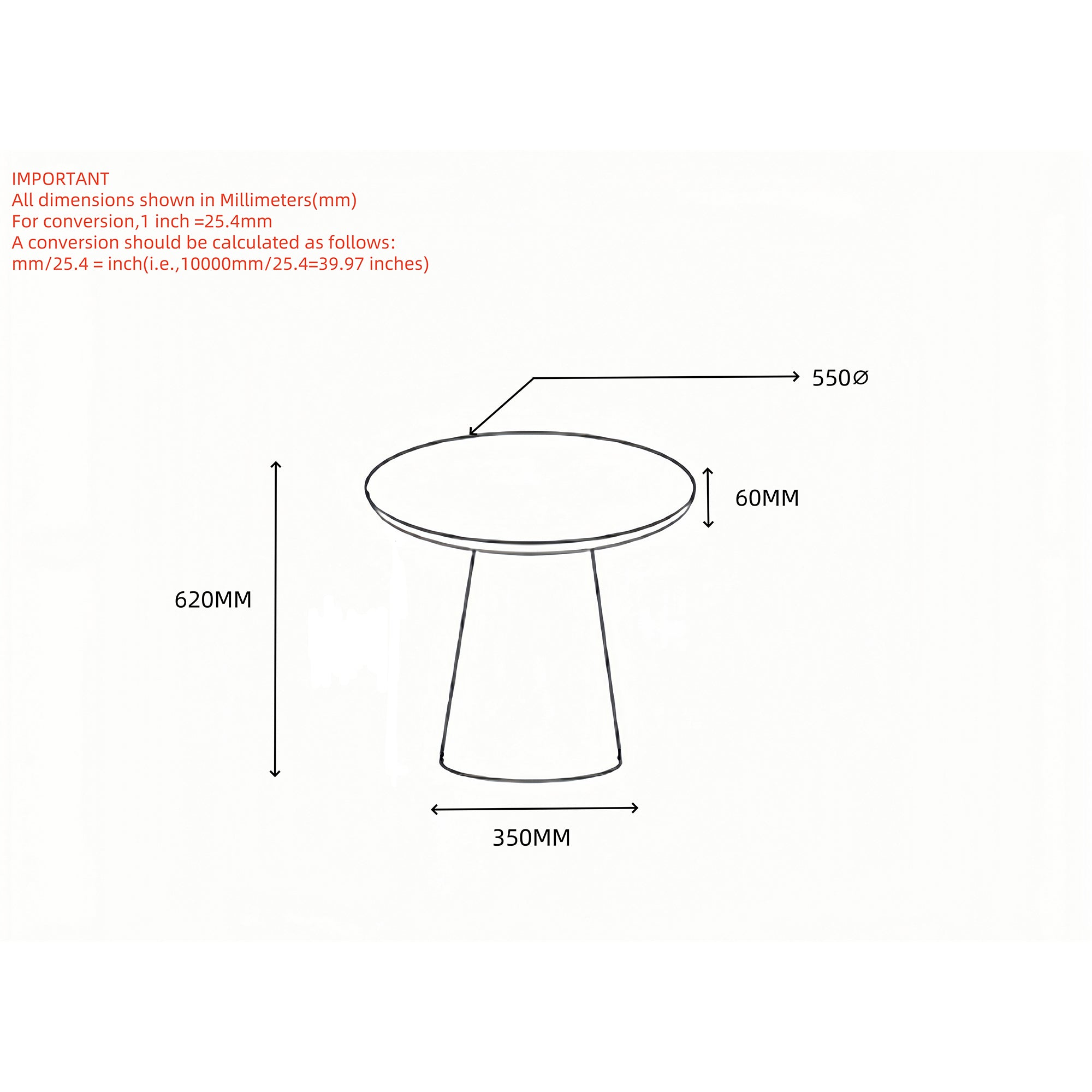Galio Round Accent Table