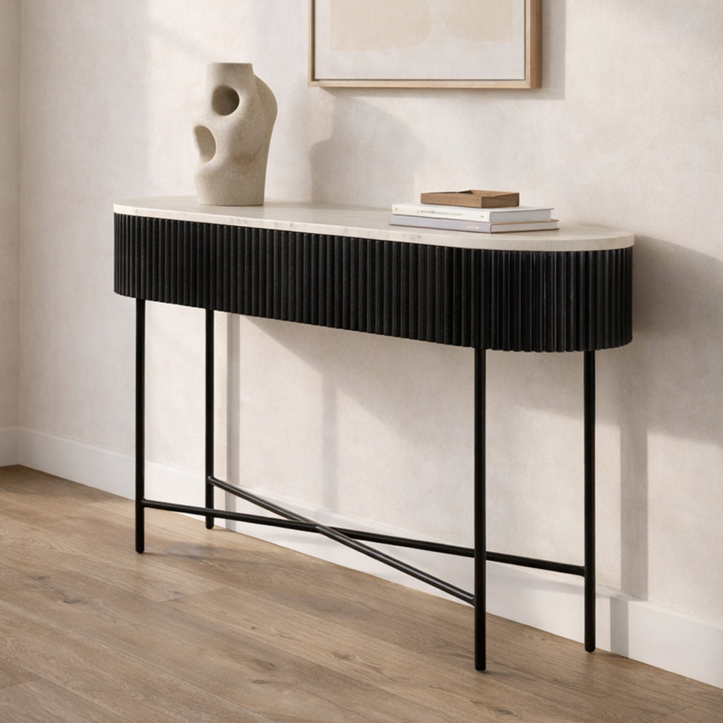 Reyna Console Table, 39" W/Drawers