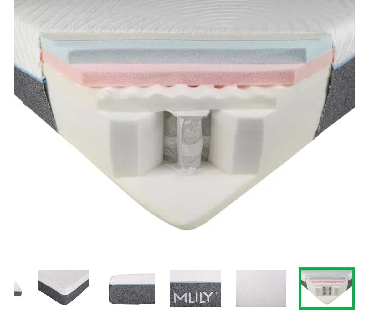 Mlily Fusion Luxe 12.5” King Hybrid Mattress