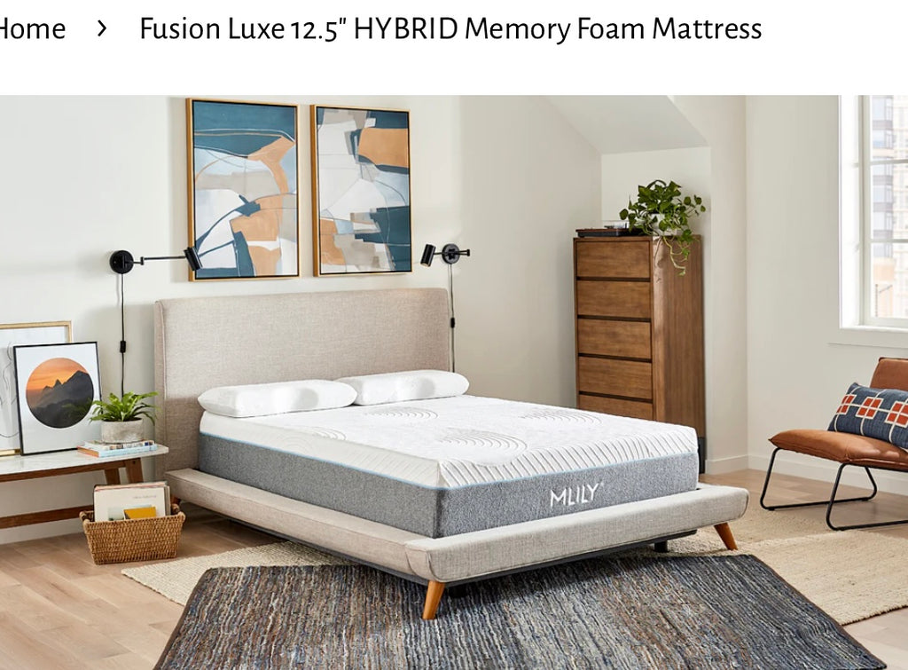 Mlily Fusion Luxe 12.5” King Hybrid Mattress