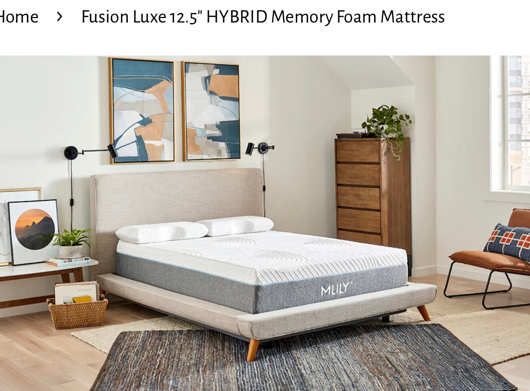 Mlily Fusion Luxe 12.5” King Hybrid Mattress